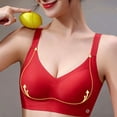 thumbnail image 5 of Turilly Bras Womens V Neck Wireless Bra With Thin Straps Seamless Plus Size Support Everyday Bras, 5 of 5