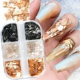 thumbnail image 2 of UDIYO 6 Grid /Box Nail Art Sequins Easy to Stick Reflective Artwork Making High Saturation Nail Chunkys for Party, 2 of 7
