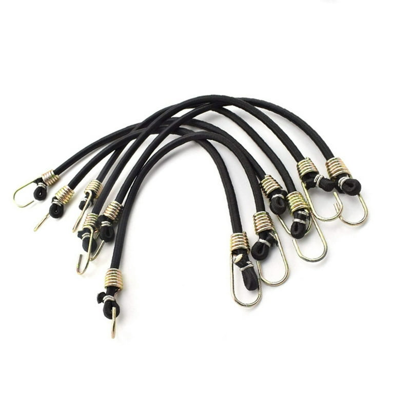 15PCS Bungee Cords with Hooks, Bungee Cords Heavy Duty Outdoor