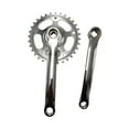 thumbnail image 4 of Juego de bielas para bicicleta de montaña, fácil de instalar, plato de 32 dientes, juego de brazo de biela para bicicleta de montaña Plata, 4 of 9