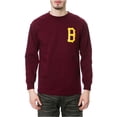 thumbnail image 1 of Black Scale Mens The B Logo LS Graphic T-Shirt, Red, X-Large, 1 of 1