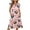 Chicken, variant on Pink Valentines Dress Women's Casual Summer Dresses Trendy V-Neck Flutter Sleeveless Tiered Flowy Dress Hawaiian Beach Vacation Midi Sundress with Pockets