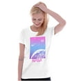 thumbnail image 3 of NASA Vaporwave Gradient Space Galaxy Women's T Shirt Ladies Tee Brisco Brands S, 3 of 5