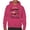 Pink, variant on Ford Mustang Poster 1968 1969 1971 Sweatshirt Legendary Performance American Classic Muscle Car Licensed Hoodie