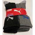 thumbnail image 1 of Puma Calcetines Deportivos para Hombre, 8 Pares Negros, Última Edición, 1 of 2