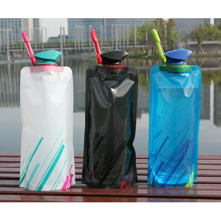 

Folding Water Bag Portable Mountaineering Travel Water Storage Bag Large Caliber Portable Drinking Cup