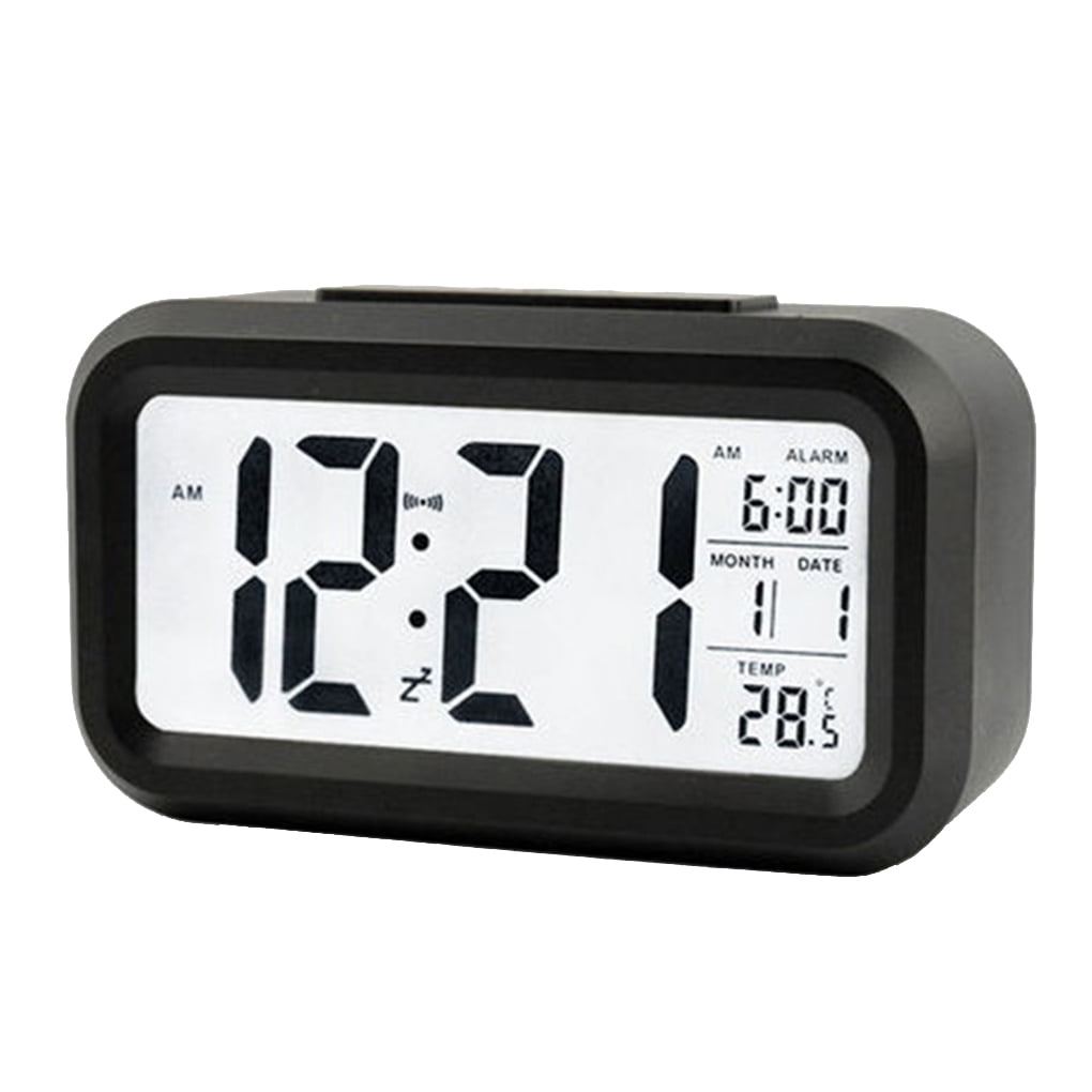 Zendure Alarm Clock, Electronic Digital Alarm Clock Battery Operated