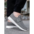 thumbnail image 4 of Mens Black Slip On Casual Shoes Lightweight Work Shoes Trainers Breathable Non Slip Mesh Walking Gym Shoes Comfortable Workout Sneakers, 4 of 4