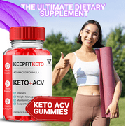Keep Fit Keto ACV Gummies KeepFit Supplement, Keep Fit Maximum Strength Formula (60 Gummies)