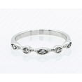 thumbnail image 2 of Ladies Sterling Silver 5-stone Promise Ring Stackable Band - JAVA00855BGR-6, 2 of 4