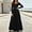 Black Dresses for Women, variant on Ygbgbb Women Square Neck Tiered Maxi Dress, Long Sleeve Textured Fabric Fitted Bodice Ruffle Tier Skirt Dress for Party and Dating Brown M