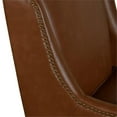 thumbnail image 6 of Tommy Hilfiger Andover Leather Accent Chair Cognac Brown, 6 of 9