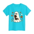 thumbnail image 5 of 13-14 Years Girl Halloween Printed Short Sleeved Top Halloween T-Shirt Party Gift Fashion Party Tees, 5 of 7