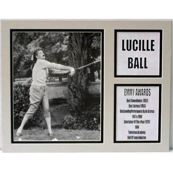 Encore Select M3-ENTLUCY69 Lucille Ball 8 in. x 10 in. Photograph in a 11 in. x 14 in. Matted Photograph Frame