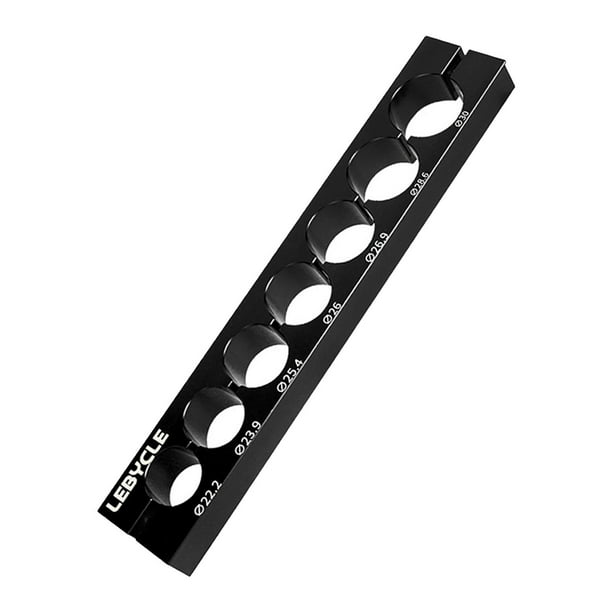Abrazadera para buje de horquilla delantera de bicicleta, mordaza ligera para amortiguador trasero, de aluminio Negro 22.2 A 30
