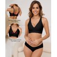 thumbnail image 3 of LWP No Underwire Soft Wireless Seamless Comfort Smoothing Wavy Bras for Women, 3 of 11