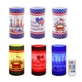 thumbnail image 2 of Flameless LED Electronic Candles with Remote Control for Independence Day Party and Home Decoration, 2 of 8