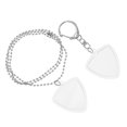 thumbnail image 1 of KONTONTY 1Set Transparent Guitar Pick Storage Box Keychain Portable Holder for Acoustic Guitarists, 1 of 8