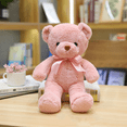 thumbnail image 1 of Oso de peluche de 30CM, juguete de peluche, muñeco de peluche suave y lindo, decoración de fiesta de cumpleaños, (rosa), 1 of 5