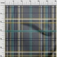 thumbnail image 2 of oneOone Viscose Jersey Gray Fabric Madras Check Fabric For Sewing Printed Craft Fabric By The Yard 60 Inch Wide, 2 of 5
