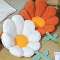 thumbnail image 2 of Injueey Cojín de asiento Cojín de sofá Cojines de silla Accesorios para el hogar Suavidad de estudiante En forma de flor borrosa Mirada linda Decoración del hogar Flor blanca Injueey HA084465-02, 2 of 6