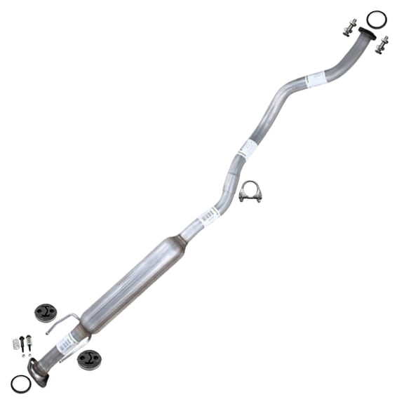 Northeastern Exhaust Resonator Pipe with Hangers Fits 2009-2011 Nissan Versa 1.6L & 2007-2012 Nissan Versa 1.8L - Direct Fit | Stainless Steel