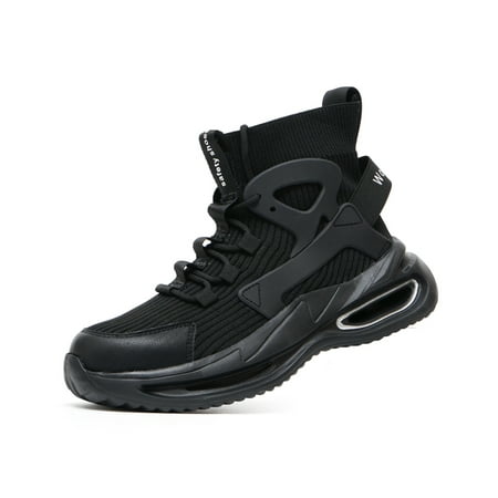 

Tanleewa Steel Toe Safety Shoes for Men Women Work Sneakers Breathable Construction Shoes
