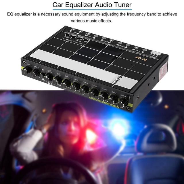 Sintonizador de audio para automóvil, ecualizador gráfico de audio para automóvil modificado, ecualizador de audio para automóvil, valor inmejorable