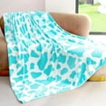 thumbnail image 6 of Light Blue Throw Blanket for Couch, Soft Cozy Blankets for Women, Cute Small Blanket for Girls, Blue Gifts for Girls Boys Women Birthday Christmas, 6 of 6