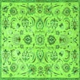 thumbnail image 1 of Ahgly Company Indoor Square Persian Green Traditional Area Rugs, 3' Square, 1 of 1