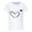 White, variant on Fshinging Toddler Girls T Shirts Graphic Tops Boys And Large Size Short Sleeved Double Heart Print Shirt Casual Blouses Size 3-4 Years