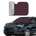 thumbnail image 2 of Yiaed Red Rooster Print Car Windshield Sunshade Front Auto Car Front Window Sun Shade Foldable Sun Visor Shield Cover Auto Accessories for Sedan SUV Truck-Small, 2 of 5