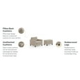 thumbnail image 3 of Homestyles Dylan Tan Fabric Armchair and Ottoman, 3 of 6