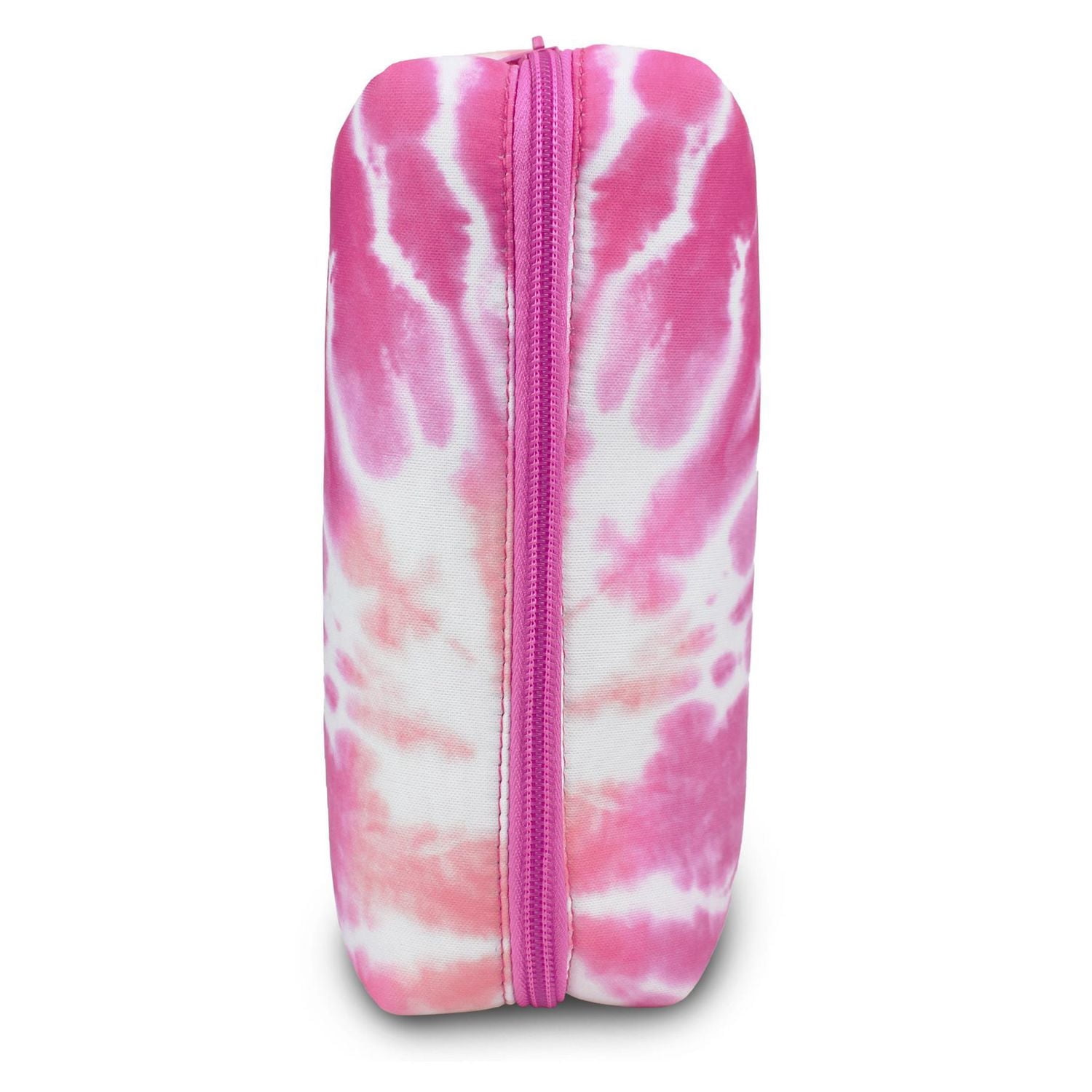 Pen + Gear Tie Dye Print EVA Pencil Pouch in Pink and White