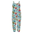 thumbnail image 4 of Aihuaihua Easter Day Outfit for Kid Girls Jumpsuit Romper Spring Summer Outfit with Pockets Easter Toddler Girl Outfit, 4 of 4