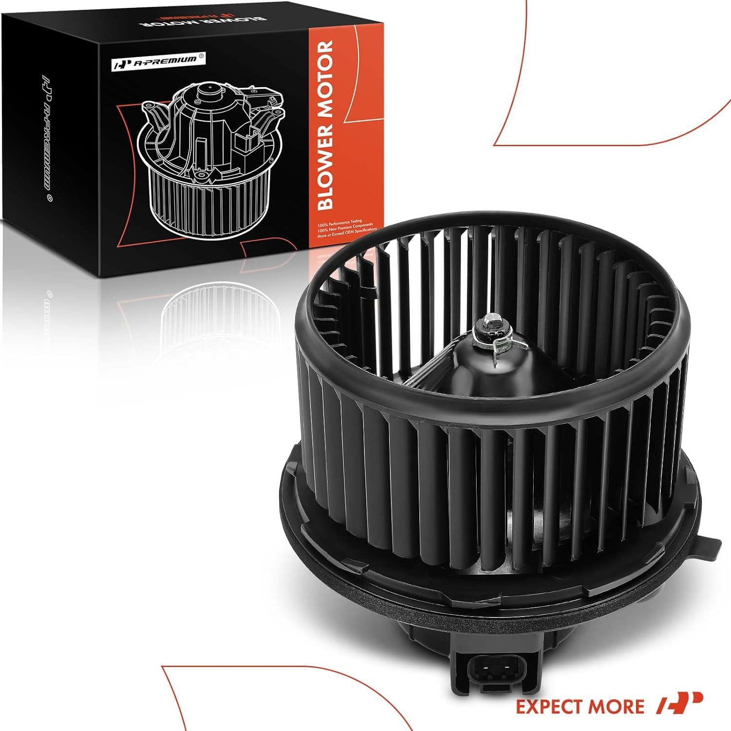 A-Premium Heater Blower Motor with Fan Cage Replacement for Cadillac Escalade 2010-2014 Chevrolet Silverado 1500 2500 3500 Tahoe GMC Yukon Sierra 2500 HD 3500 HD with Automatic Temperature Control