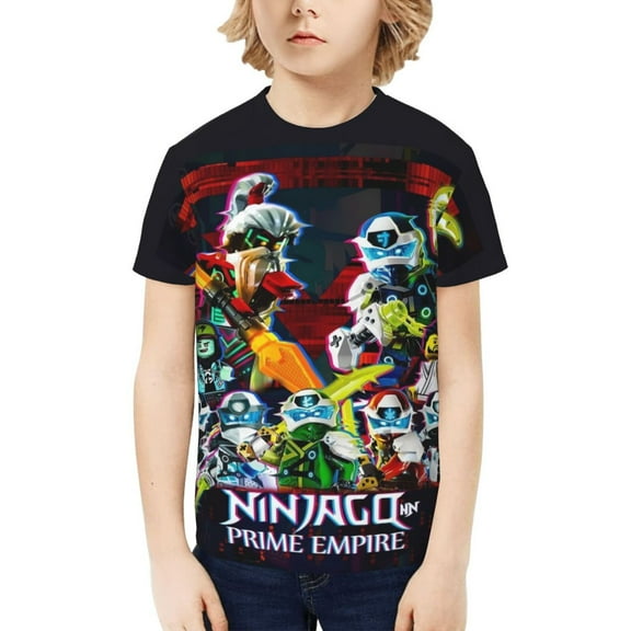 Ninjago Kids T-Shirt 3d Printed Graphic T-Shirts Boys And Girls Short Sleeve Shirts For Youth Kids X-Small