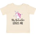 thumbnail image 3 of Inktastic My Godmother Loves Me Unicorn Girls Baby T-Shirt, 3 of 5