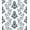 Blue, Pattern 1, variant on ODIKA 4'x6' Machine Washable Non-Slip Area Rug, Elegant Transitional Damask Scrollwork Botanical High Traffic Rug, Blue, 552296