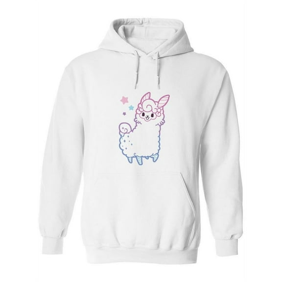 Cute Llama Hoodie Women -SPIdeals Designs, Female Large