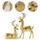 thumbnail image 5 of 2 piezas decorativas decorativas de alce figuras de escritorio adornos de alce, 5 of 7
