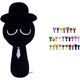 thumbnail image 1 of Peluche Sprunki Horror de 11'' Colección completa de Wenda, Mr. Fun Computer, Gray y más: ¡todos tus personajes favoritos de Sprunki! (Negro), 1 of 3