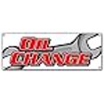 thumbnail image 2 of SignMission B-Oil Change Bannière de Changement d'Huile 18 x 48 Po., 2 of 4