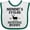 White and Green, variant on Inktastic Mommy Hunting Buddy Archery Boys or Girls Baby Bib
