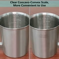 thumbnail image 2 of Vaso medidor Newness de acero inoxidable, 500 ml/16 oz, con mango, 2 of 9