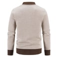 thumbnail image 5 of Fesfesfes Fleece Coat for Men's Fashion Fall And Winter Plaid Hooded Fleece Knitted Sweater Sweater Jacket, 5 of 5
