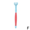 thumbnail image 3 of SharkTRUE Pet Silicone Finger Toothbrush Dog Three-head Toothbrush C6P5 G4S3 S1A3 X8C, 3 of 8