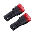 thumbnail image 1 of TAPDRA 2 Pcs Alarme Buzzer LED AD16-22SM 12V AC/DC, Rouge pour Systèmes de Sécurité Industrielle, 1 of 6