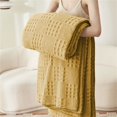 thumbnail image 5 of King Size Blanket Cozival Extra Large Fleece Throw Blanket 200X230Cm, Textured Cozy Fuzzy Nap Blanket for Office, Soft Warm Cover for Sofa Bed, Lightweight, Plush Throw Blanket, C, 5 of 9