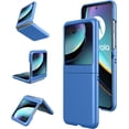 thumbnail image 5 of For Motorola Razr 2024 Case Slim Full Body Shockproof Matte Hard Cover - Blue, 5 of 5